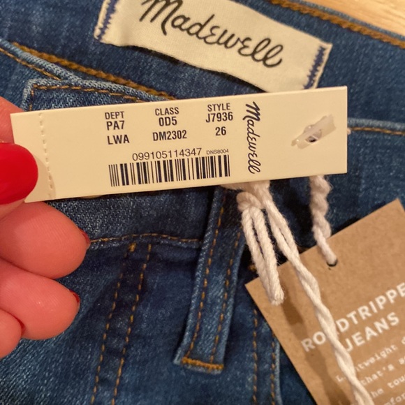BNWT Madewell Roadtripper Jeans: Knee-Rip Edition - Picture 11 of 16